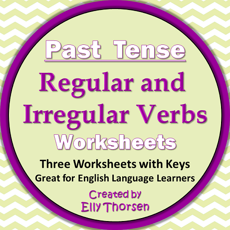 Past Tense Worksheets with Regular and Irregular Verbs