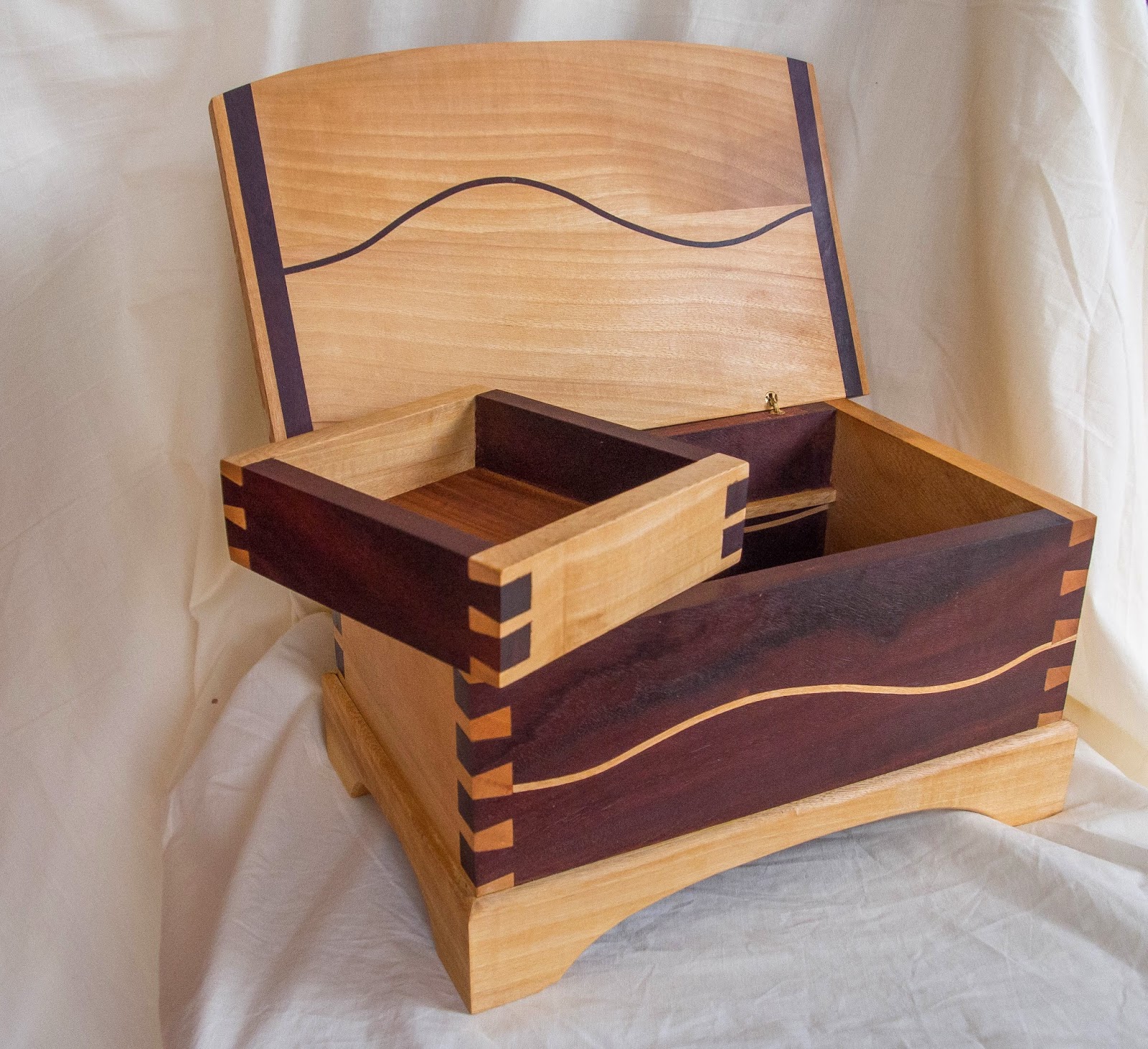 David Barron Furniture Dovetail Box from Down Under