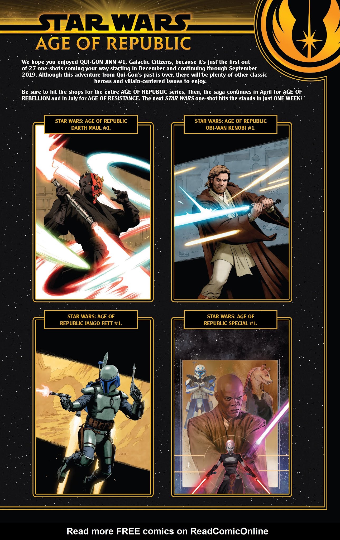 Read online Star Wars: Age of Republic: Qui-Gon Jinn comic -  Issue # Full - 24