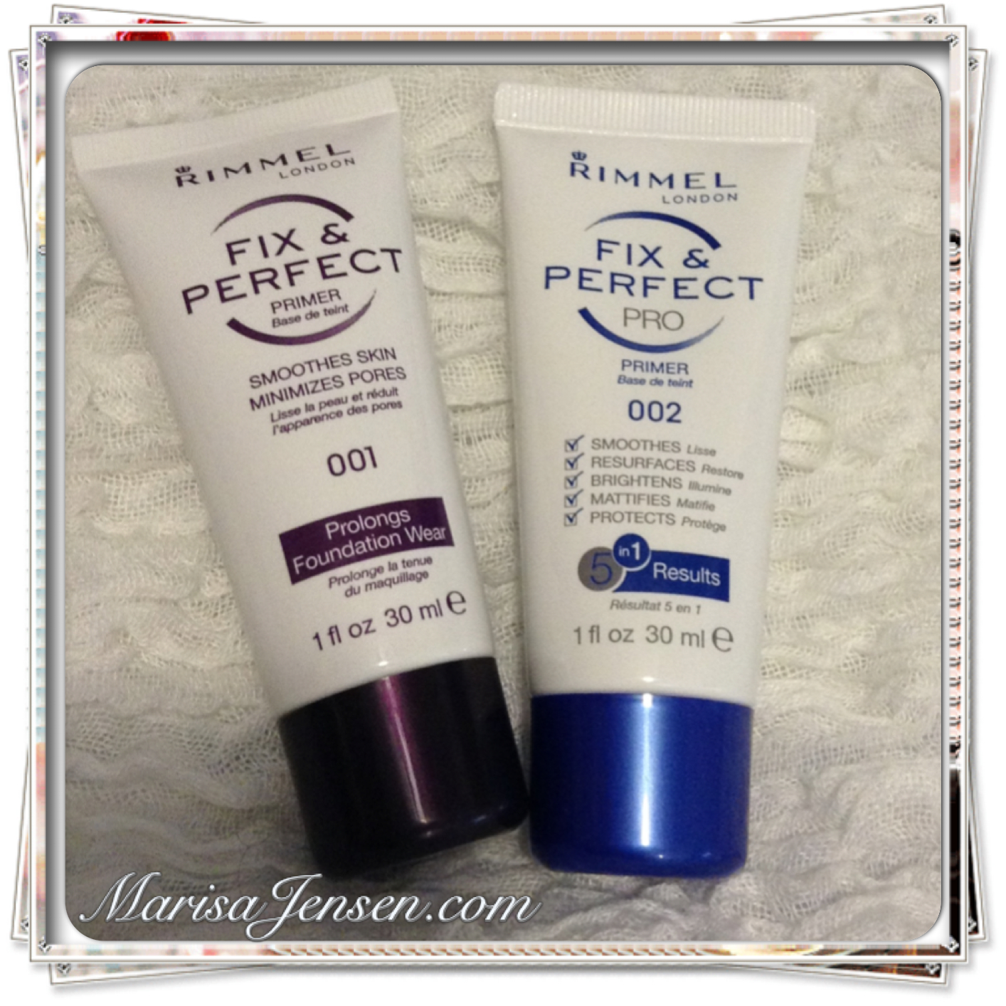 Absoluut Iedereen Volwassenheid Marisa Jensen: Rimmel Double Review on Both of their Fix & Perfect Face  Primers