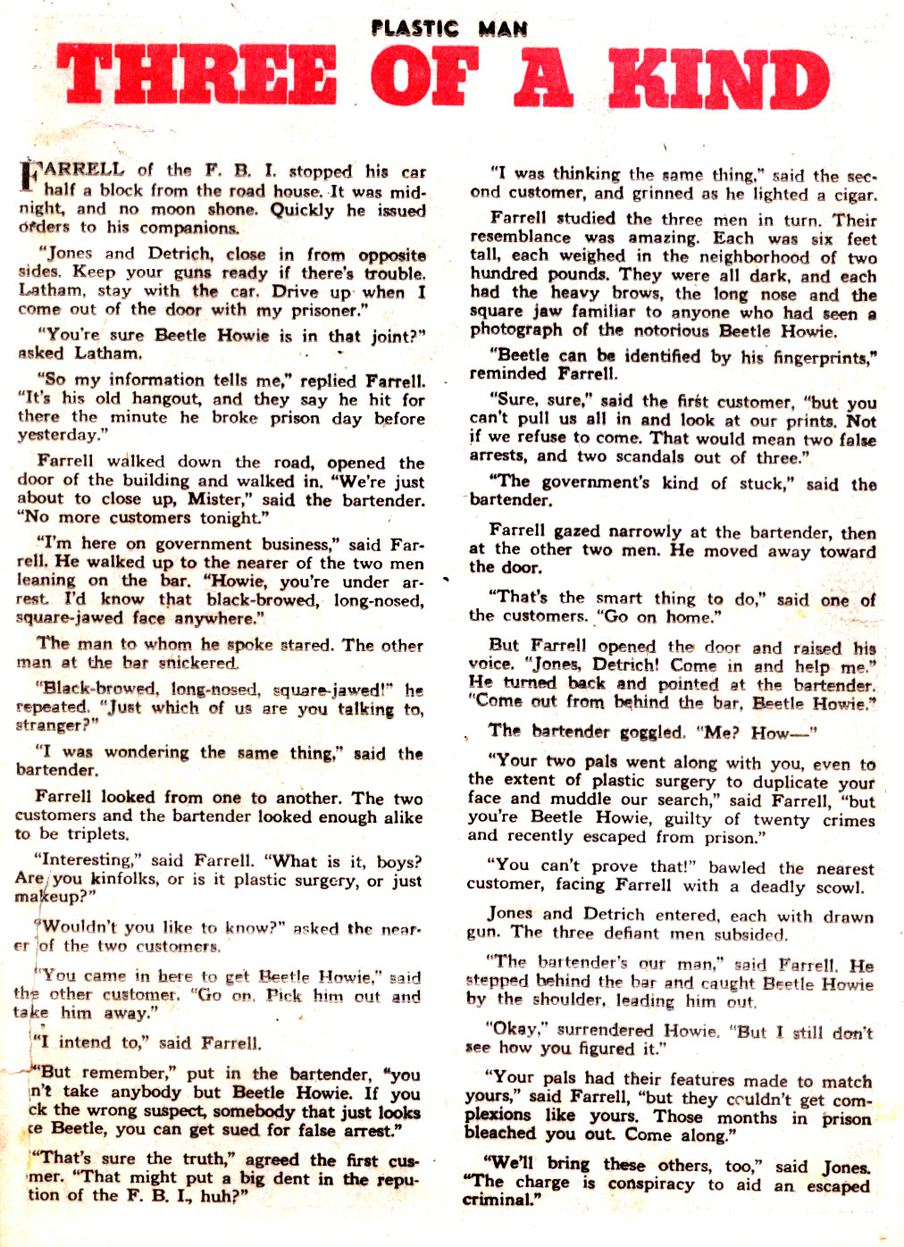 Read online Plastic Man (1943) comic -  Issue #51 - 25