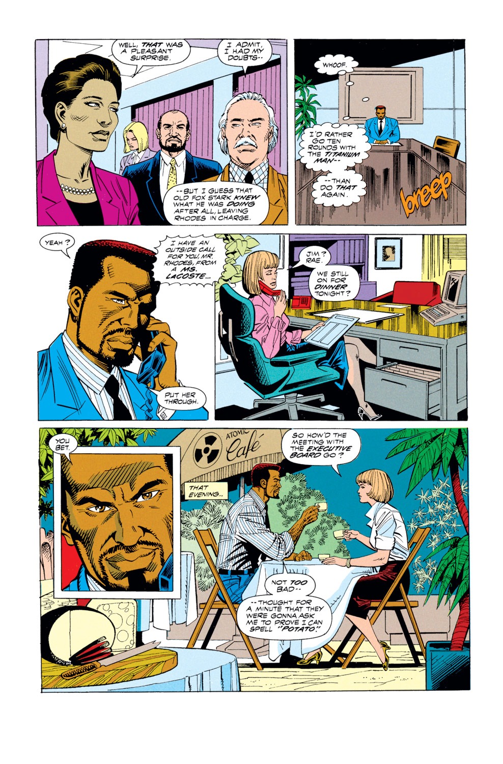 Read online Iron Man (1968) comic -  Issue #287 - 4
