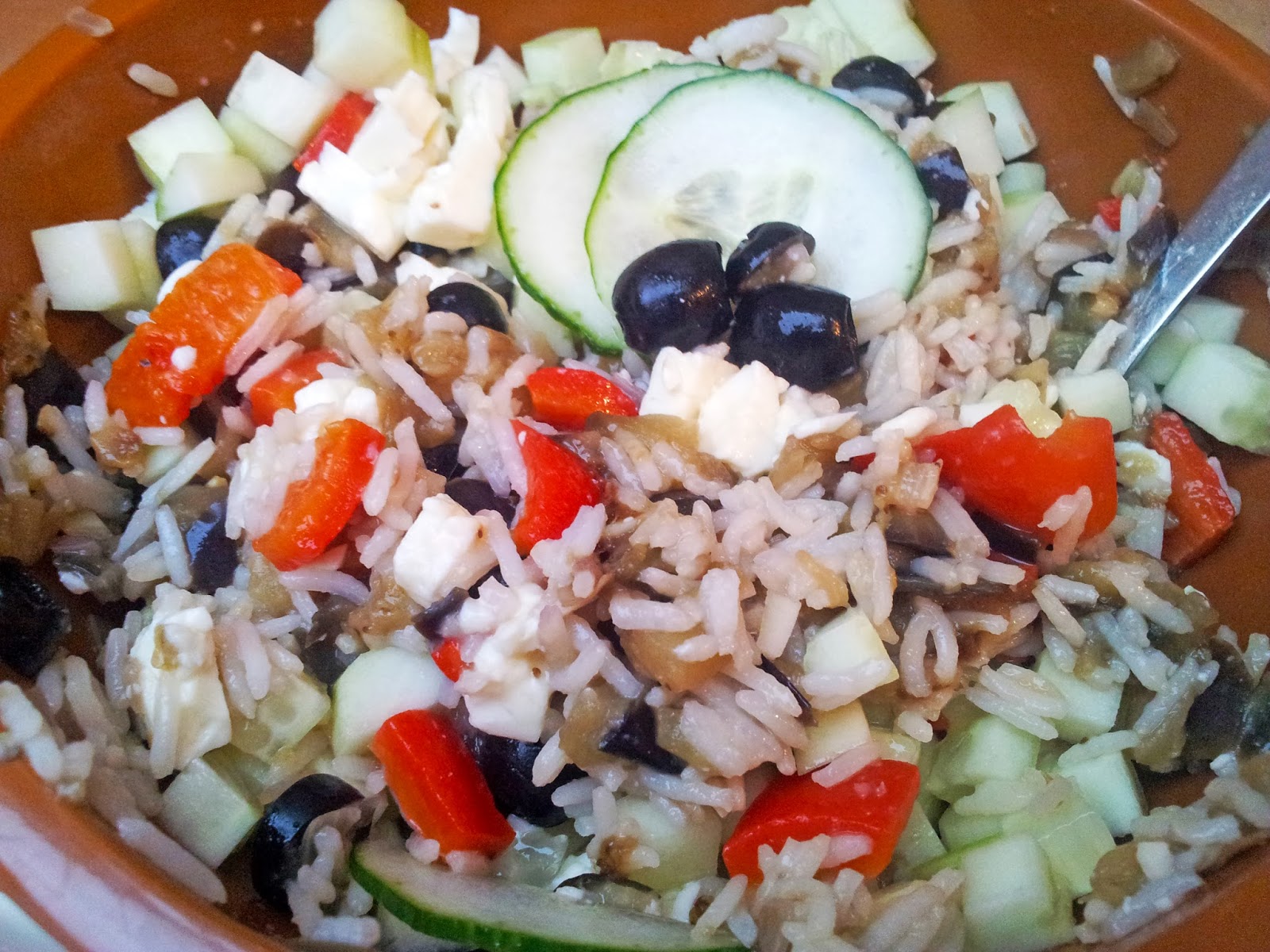 Kostprobe: Mediterraner Reis-Auberginen Salat