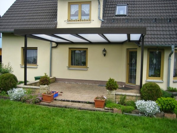 Effective ideas for a canopy made of glass