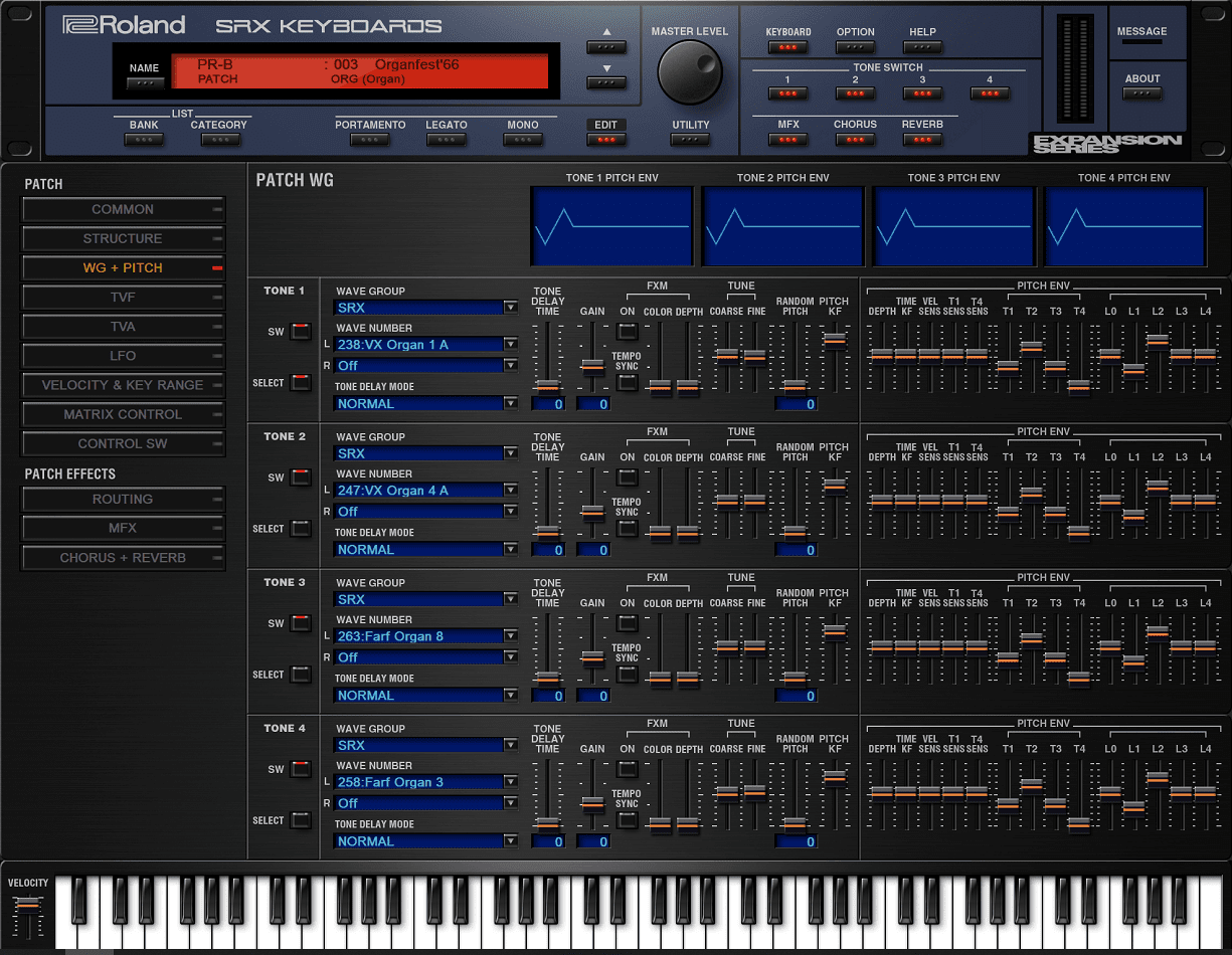 Download Roland VS SRX KEYBOARDS v1.01 Full version