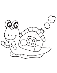 Snail coloring page 8