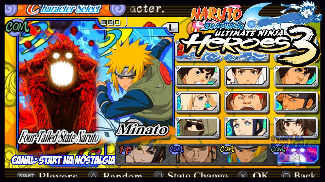 naruto ultimate ninja heroes ppsspp