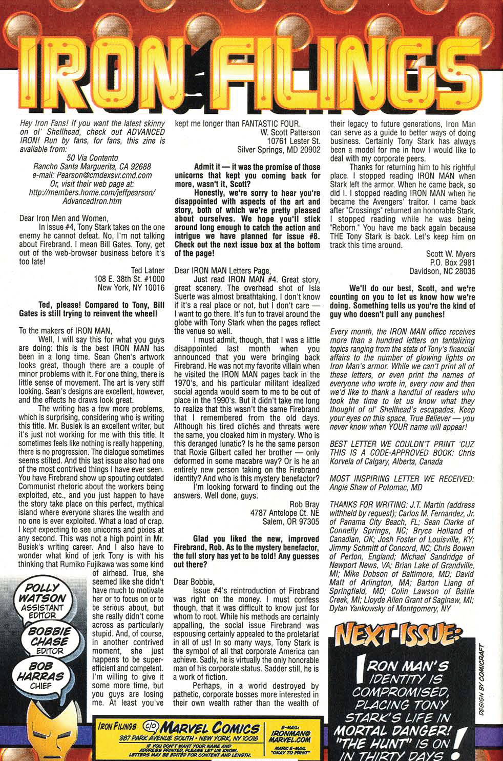 Read online Iron Man (1998) comic -  Issue #7 - 33