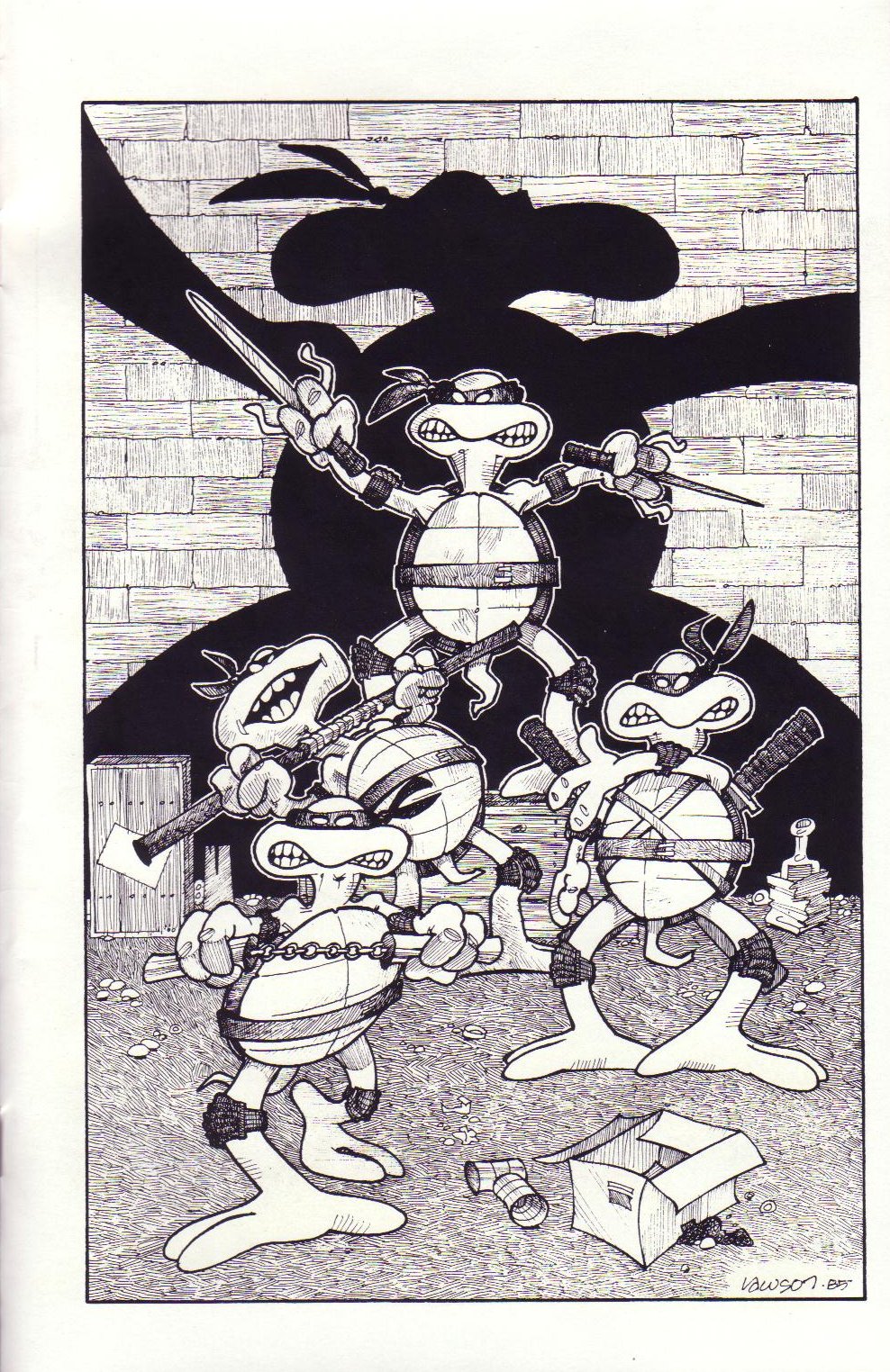 Read online Teenage Mutant Ninja Turtles (1984) comic -  Issue #7 - 2