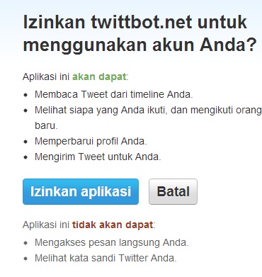 Cara membuat tweet (bot) otomatis di Twitter ~ Blognya Ardiant