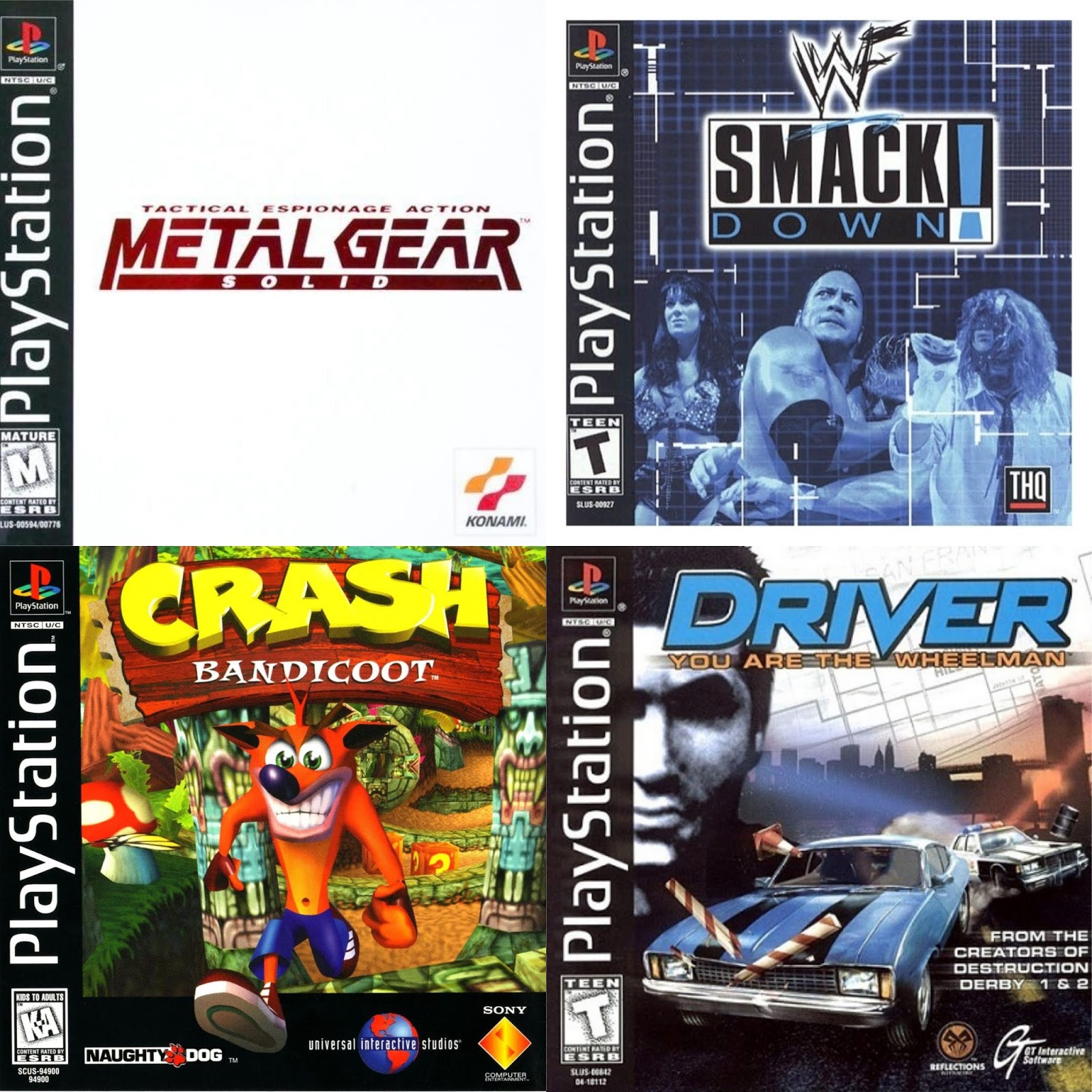 playstation one games