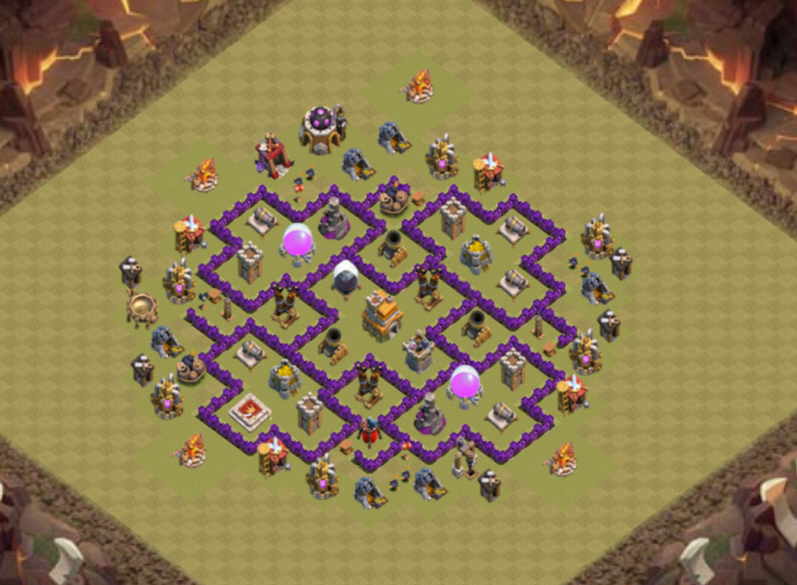 Atur Strategi Base War TH 7 Clash Of Clans Terbaik Anti Bintang 3