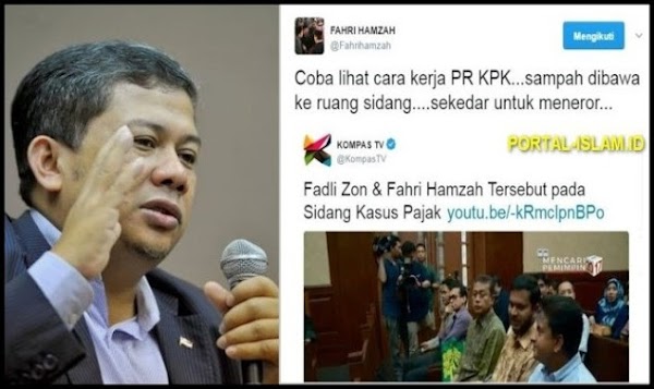 Fahri Hamzah Bongkar Permainan KPK di Kasus Pajak Yang Libatkan Ipar Jokowi