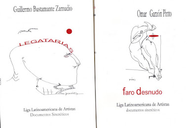 ALGUNAS PUBLICACIONES DE LA LIGA LATINOAMERICANA DE ARTISTAS: Minicuanto y Poesía.