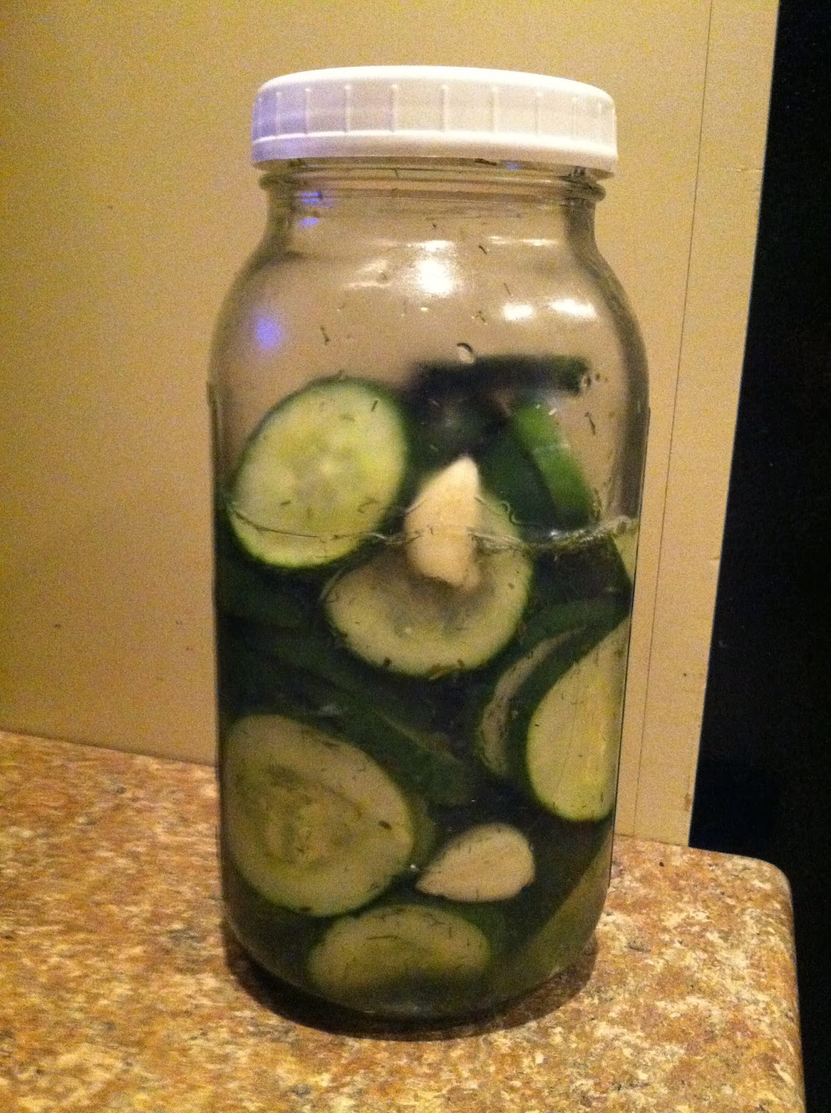 One More Recipe for Refrigerator Dill Pickles
