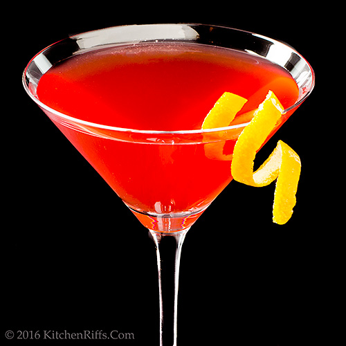 Kitchen Riffs Cranberry Shrub Cocktail with Bourbon