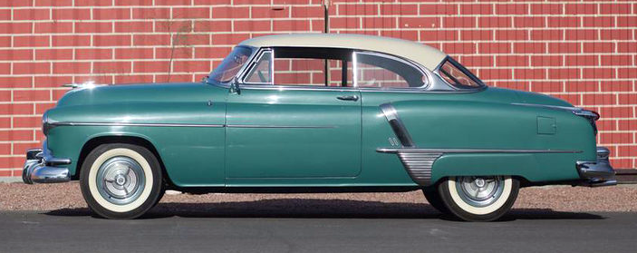 Acme Auto Headlining 1131-514-1 Light Green Replacement Headliner 1950 Buick Special & 1951-52 Oldsmobile Super 88 2 Door Hard Top 