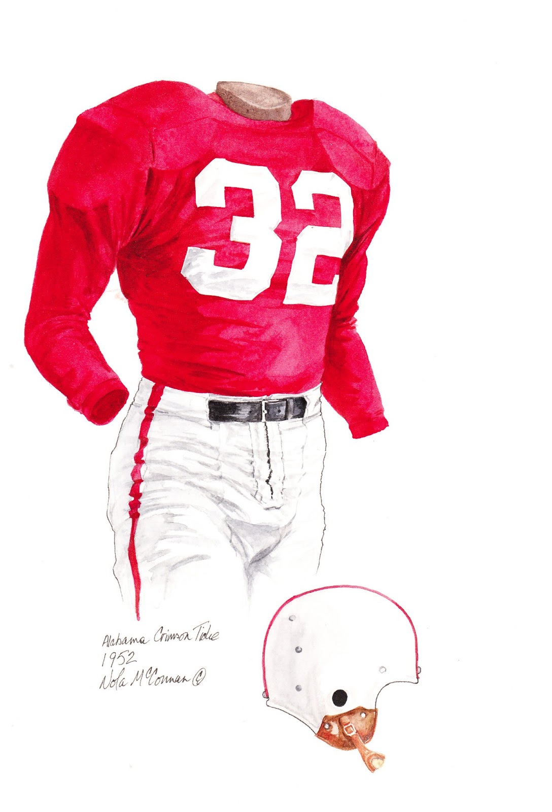 famous alabama jersey numbers