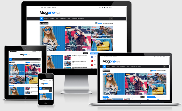 The MagOne Responsive Blogger Template