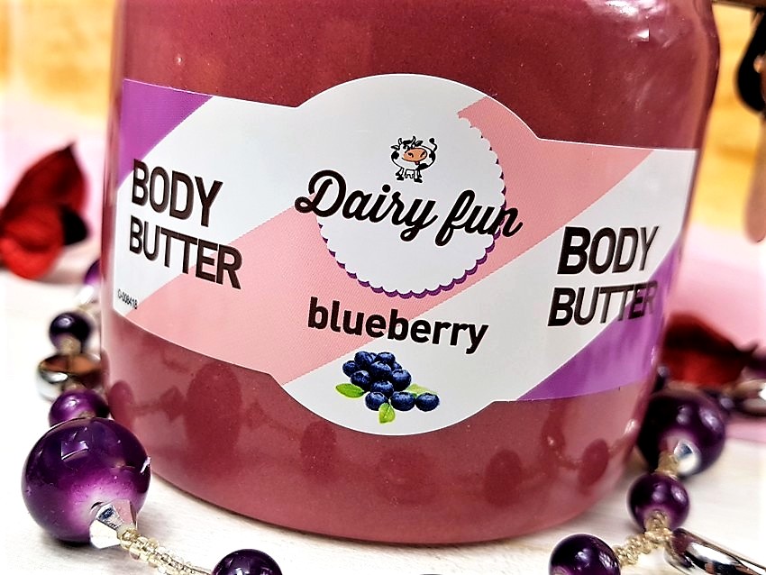  Masło do ciała  Dairy Fun Blueberry Delia