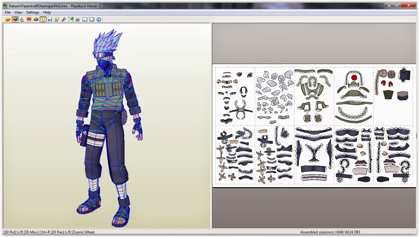 Meu Diário Robô, o melhor site de papercraft do Brasil Naruto