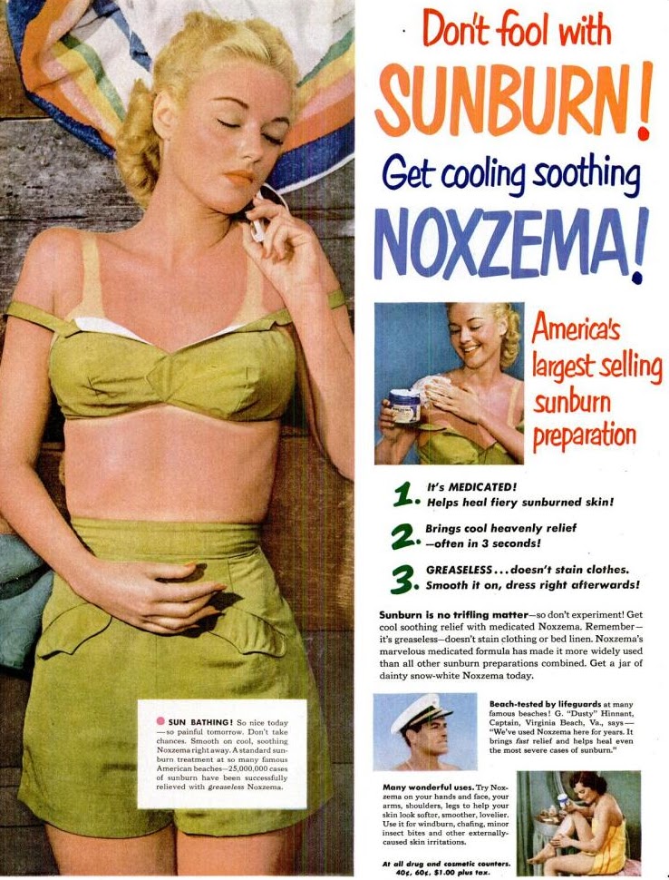How To Use Noxzema >> My Pretty Baby Cried She Was A Bird Noxzema 1950 How To Use Noxzema >> My Pretty Baby Cried She Was A Bird Noxzema 1950