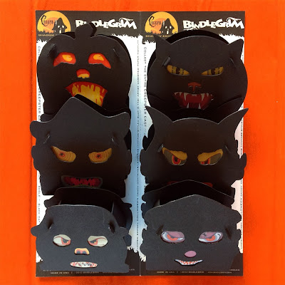 A limited edtion of candy container Halloween lantern boxes by holiday aritst Bindlegrim 2013
