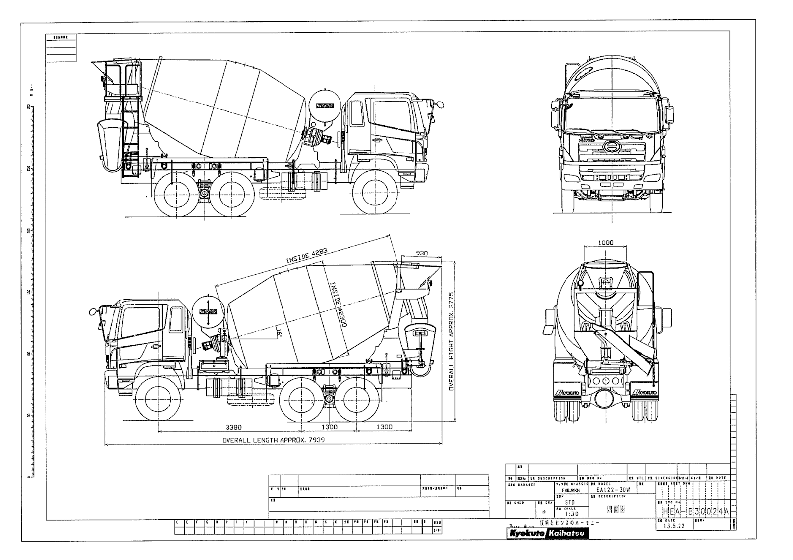 PT. Kyokuto Indomobil Distributor Indonesia Concrete Mixer Body Kyokuto Indomobil