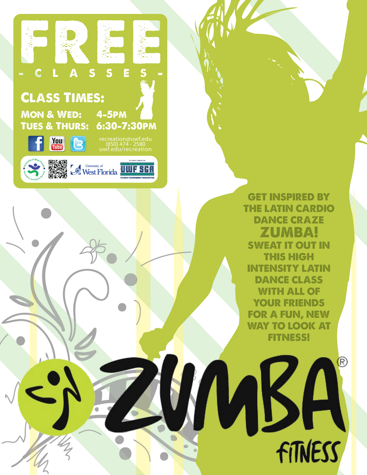 ART20L Internship - Recreation and Sports Services: January 20 Inside Zumba Flyer Template Free