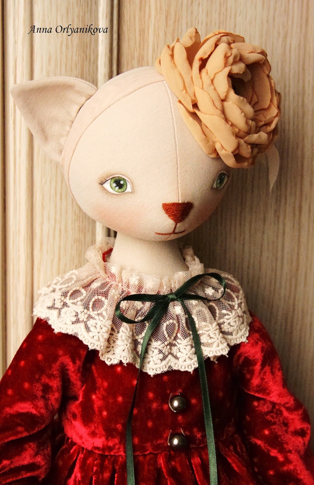Куклы Анны Орляниковой: Кошка Дашенька