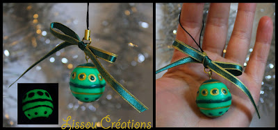 Lissou Créations: Boules de Noël phosphorescentes