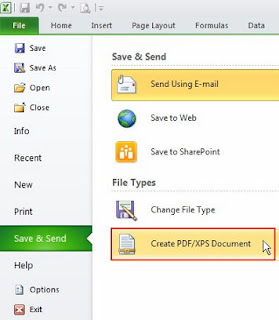convert microsoft excel 2007 to pdf