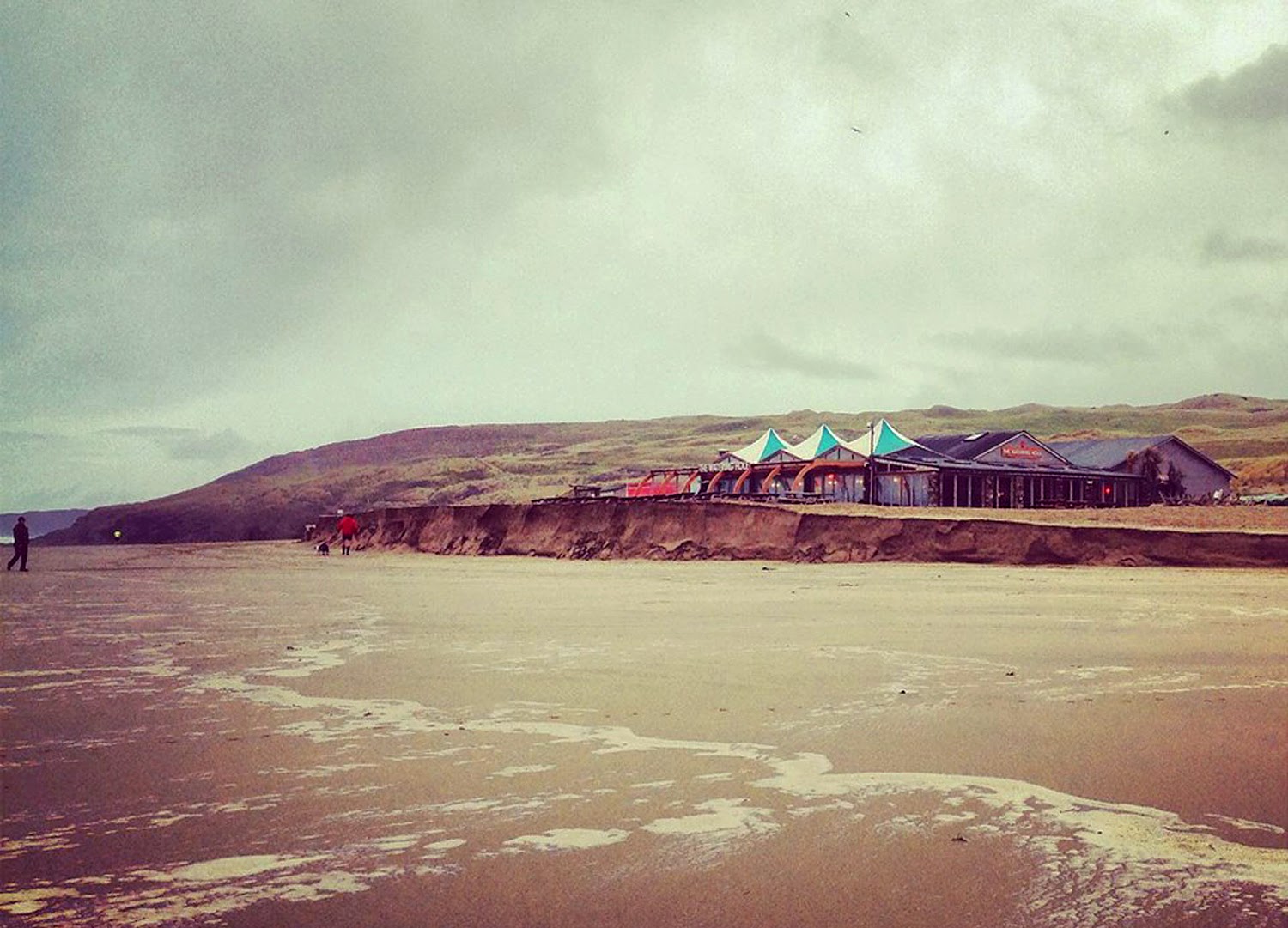 Around Perranuthnoe The Watering Hole, Perranporth after the storms