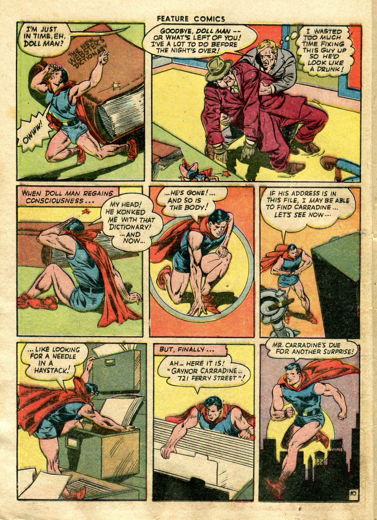 Read online Feature Comics comic -  Issue #74 - 12