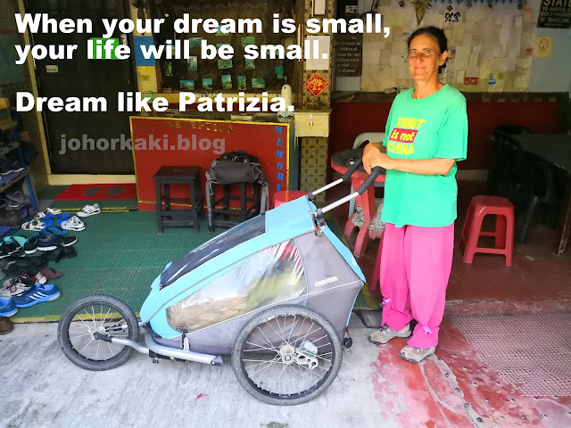Meeting Amazing Patrizia Perucca in JB. Florence Grandmother Rounding the Earth on Foot Patrizia-Perucca