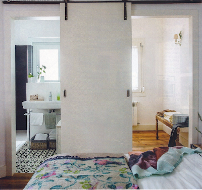 Quarto com Closet e Casa de Banho Ambientes integrados: Quarto com Vestiário e Casa de Banho (Banheiro) em Open Space