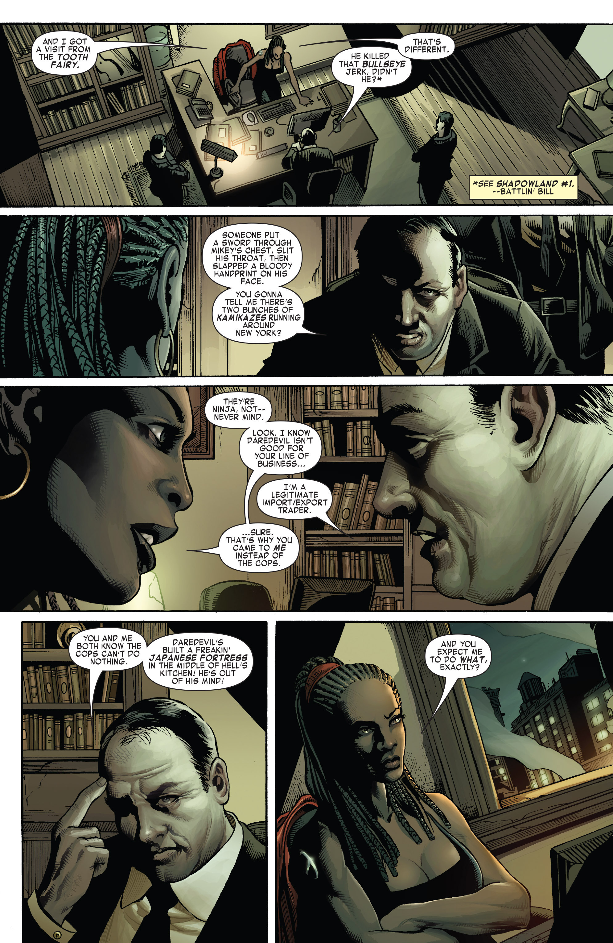 Read online Shadowland: Blood on the Streets comic -  Issue #1 - 8