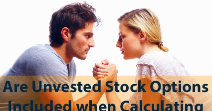 unvested stock options and divorce