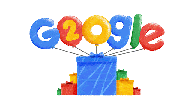 Eine Animation des Google Logos