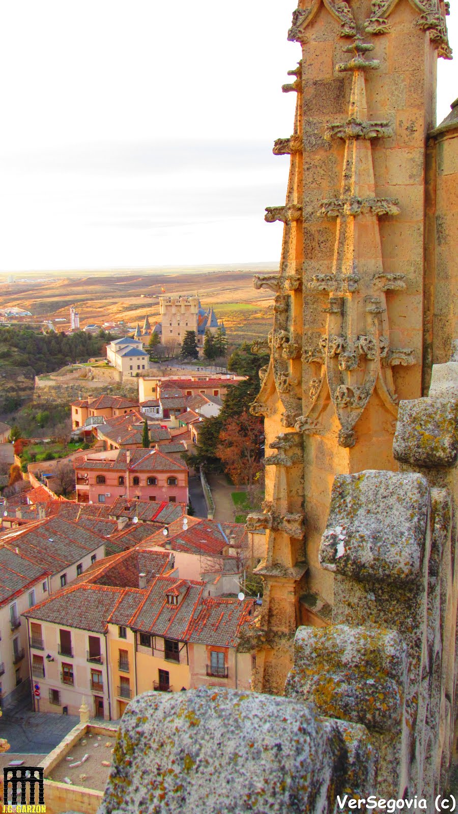 Las cubiertas de la Catedral de Segovia
