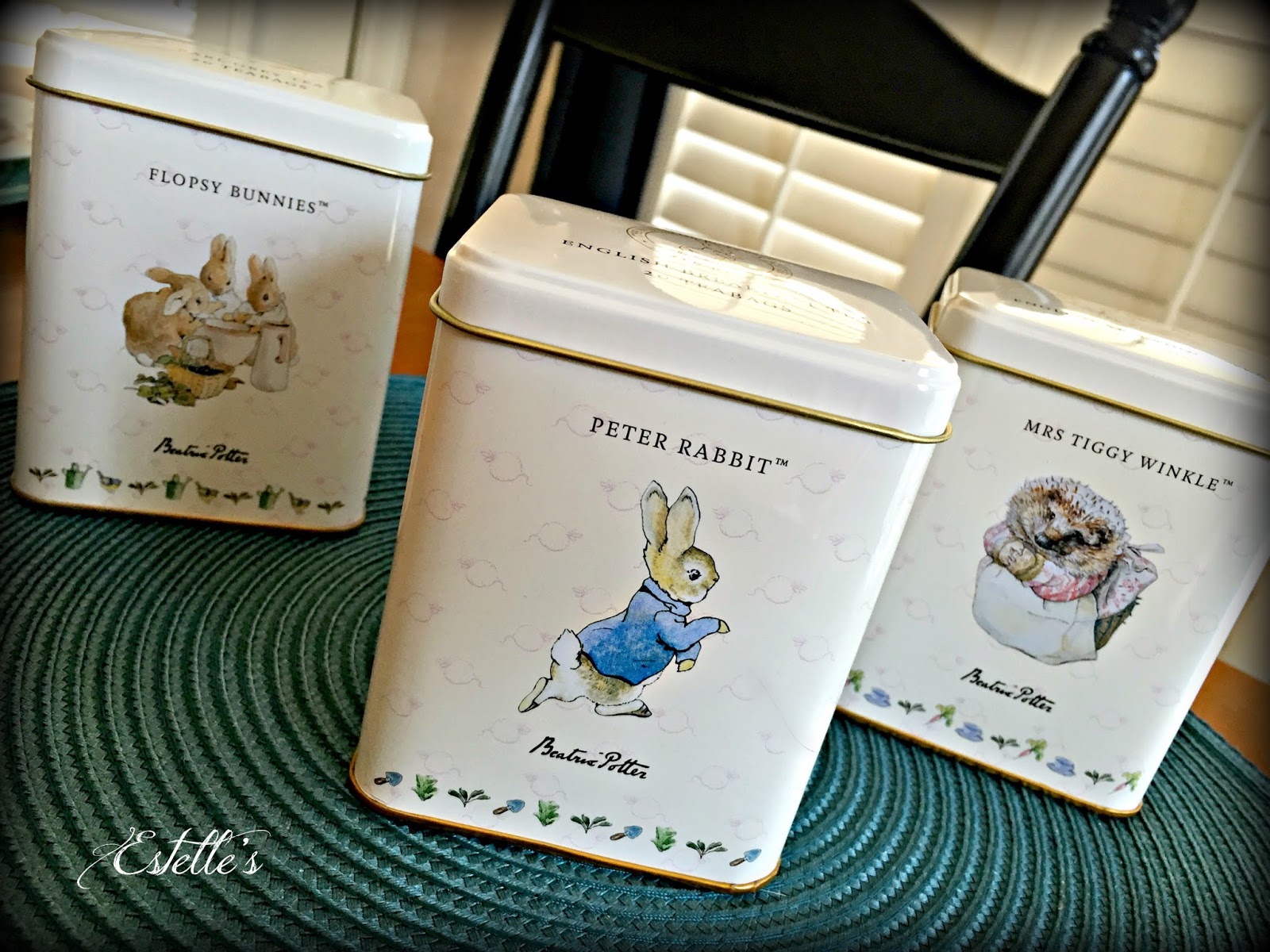 Estelle's PETER RABBIT TEA COLLECTION...EASTER TREASURES TO CHERISH