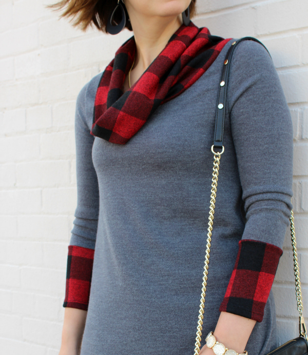 shop small, buffalo plaid, holiday style, what to wear to a christmas party