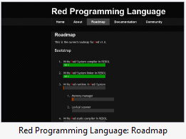 Red programming language Chronicle
