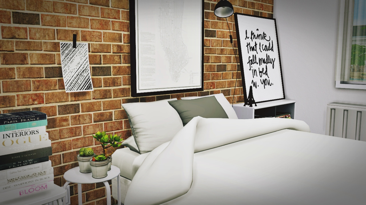 Sims 4 CC's The Best Bedroom Set 6 by MXIMS