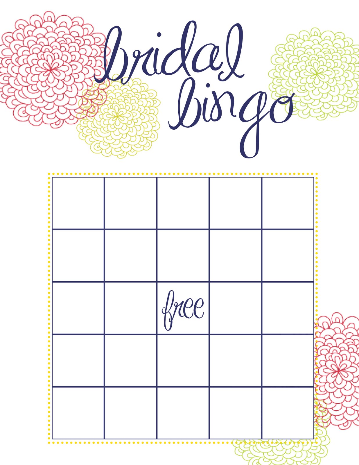 Beganwithabow Busy Weekend In The Bow World Bridal Shower Bingo Beganwithabow Busy Weekend In The Bow World Bridal Shower Bingo