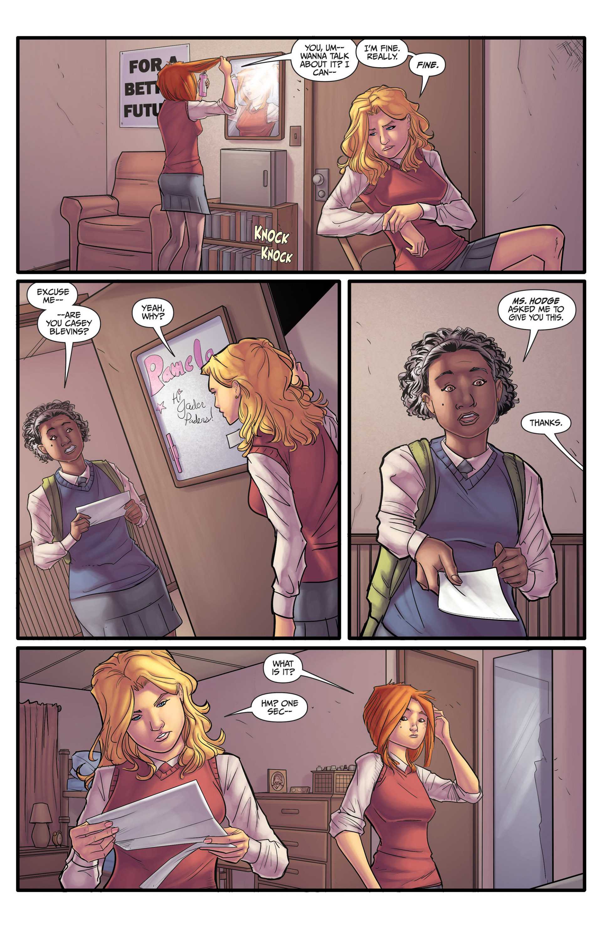 Read online Morning Glories comic -  Issue # _TPB 3 - 15