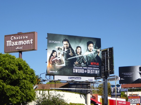 Sword of Destiny Netflix movie billboard Sword of Destiny Netflix movie billboard