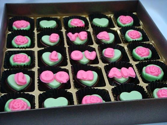 25pcs chocolates in box