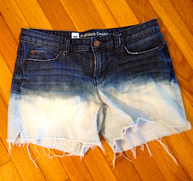 The Things I Care To Share: DIY Bleach Dyed Shorts