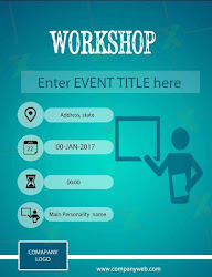 workshop poster attractive posters formal creative